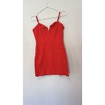 Lovers + Friends Wendy Linen Mini Dress Size Small Revolve Red Cocktail 1757 Photo 3