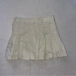 Brandy Melville Womens Dana Pleated Cream Tennis Skort size One Size Photo 4