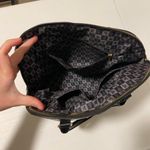 London Fog NWOT |  women’s solid black glossy scale textured handbag purse‎ bag Photo 4