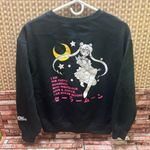 Sailor Moon Naoko Takeuchi pullover sweatshirt M Black Size M Photo 0