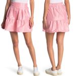Topshop NEW Taffeta Lantern Mini Skirt Light Pink Size: 8 Photo 1