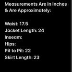 Le Suit  Ivory Two Piece Tweed Skirt Suit Set SIZE 16P Photo 8