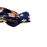 Meghan LA Lilypad Iris Navy Bell Sleeve Open Slit Maxi Dress Size Small Women's Photo 6