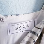 Anthropologie  Sage The Label Striped Mini Bow Strap Dress Photo 6