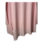 J Jill Pure Jill Shirt Women Medium Pink Luxe Tencel Asymmetric Hem Tunic Comfy Photo 4