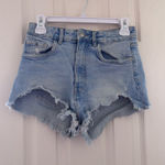 ZARA  High-Rise Jean Shorts Photo 0