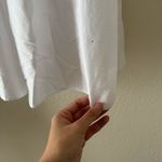 Hill House  The Francesca Top White 100% Cotton Short Sleeve Hi Lo Blouse S NWT Photo 6