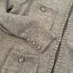 J.Crew  Embellished Cardigan Lady Jacket Grey Rhinestones Medium Photo 1