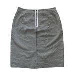 J.Crew NWT  Factory The Pencil Skirt Navy White Strip‎ 100% Cotton Size 4 Photo 1