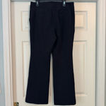 Talbots Women's  Black Wide Leg Bootcut Dress Pants Size 12 Photo 1