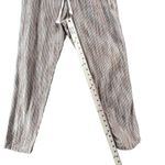 Free People Light At Sunrise Pants Women 4 Brown White Cotton Crop Resort Boho Photo 9