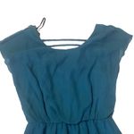 City Triangles Back Cutout Dress Blue Size M Photo 3