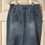 NWT Happily Grey Denim Jean Maxi Skirt 5 Size undefined Photo 5