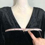 Wild Fable NWOT Black Ribbed Velvet Romper Long Sleeved New Photo 13