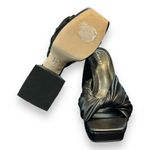 Circus by Sam Edelman Circus NY by Sam Edelman Sandals Black Twisted Front Block Heel Open Toe Sz 5.5 Photo 6