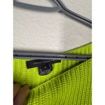 French Connection NWT Womens Neon Green Sweater Sz S Oversized Boxy Gorpcore Photo 5