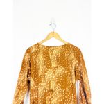 Stillwater  Don't Look Back Mini Dress Medium Animal Print Long Sleeve Aline Photo 3