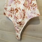 Paige {S} Nola Halter Thong Bodysuit Toille Fruit Grapes Strawberries Pears Photo 8