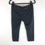 Athleta  Sonar Capri Leggings Drawstring Solid Black M Photo 1