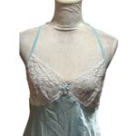 secret treasures Y2k Sheer Lace Babydoll Nightdress Adjustable Straps Bow Sateen Size M Sexy Photo 2