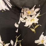 Coco + Carmen  Women’s  Small Beautiful Black Alter Back Lily Printed Flare Dress Photo 2