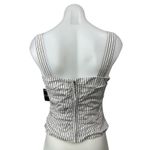 LIONESS NEW Cobain White Striped Sleeveless Corset Cami Camisole Tank Top Size M Photo 1