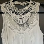 Rue 21  White Lace Midi Dress Wedding Shower Photo 1