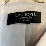 Talbots  Women Petite‎ Jacket Long Sleeve Stretch Cream Classic Career Blazer Photo 1