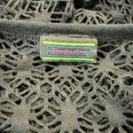 TANTALIZE Vintage 90's Long Sleeve Crochet Top Black Photo 2