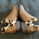 Pierre Dumas Women’s  Cow Print Tan/brown Bootie Size 7 New Without Tags Or Box Photo 4
