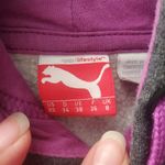 Puma Charcoal Hoodie with Purple Accents Size Xs Womens Photo 1