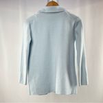 Magaschoni Open Cardigan Sweater in Blue Size Extra Small Photo 5