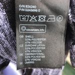 Divided long sleeve striped dress Photo 5