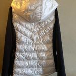Calvin Klein Performance Jacket size Small pearl white and black faux fur hood Photo 1