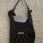 LASTFRAME Leather Trim Tote Bag Photo 2