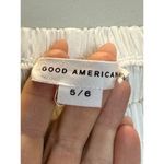 Good American  Women's GWB0094 Size 5/6 Ivory Plisse Wide Leg Pants NWT Photo 5