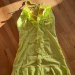 Anthropologie Charlie Holiday Zephyr Ruffle Halter Mini Dress 6 Photo 4