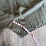 Universal Standard  easy pull on shorts green linen‎ blend Photo 3