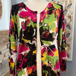 Joseph  A. Multicolor Floral sweater Top Photo 0