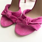 Enzo Angiolini  Pink Suede Knot Heels 7.5 Photo 0