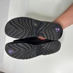 Cherokee VTG 90s  Black Leather Slip On Sandals Slides Y2K Chunky Womens 7 Shoes‎ Photo 6