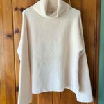 Gentle Fawn  Pale Pink Ribbed Cowl Neck Sweater- Size Large Photo 0