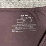 Little Sleepies Womens 3XL Long Sleeve Pajama Top Shirt Bamboo Brown Size 3X Photo 2