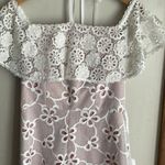 Alexis Boriana Off Shoulder Lace Romper White Photo 3