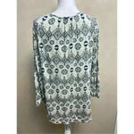 Lucky Brand ‎ - Diamond Shape Print and Navy Embroidered Modal Blend, Medium Photo 2