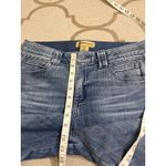 Democracy  Ab solution Kick Flare Double Layer Fray Hem Crop Jeans, size 10 Photo 4