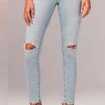 Abercrombie & Fitch A&F Signature Stretch Denim Mid Rise Super Skinny Ankle Jean Sz 27/4S Photo 2