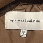Cupcakes and Cashmere Jacket Womens Medium Vegan Suede‎ Cardigan Waterfall Brown Photo 6
