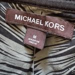 Michael Kors  Leaf Pocket Black Tee Shirt Top Photo 1