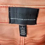 White House | Black Market Cotton Orange High Rise 5" Short Denim 4 Photo 4